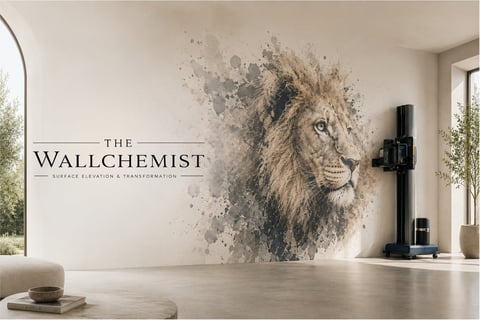 Custom full-color artwork printed directly onto a wall by The Wallchemist Studio near Florence, SC
